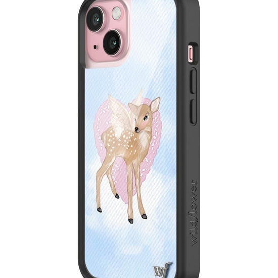 wildflower fawn angel iphone 15 case