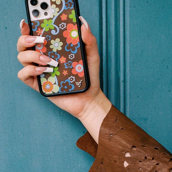 Wildflower Far Out Floral iPhone Case Lifestyle Image 04
