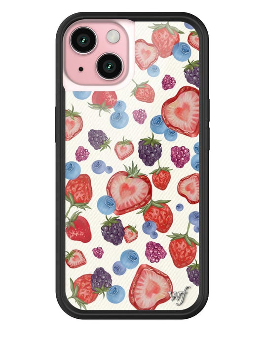 wildflower fruit tart iphone 15 case