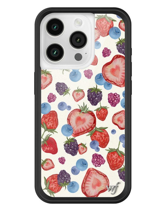 wildflower fruit tart iphone 15pro case