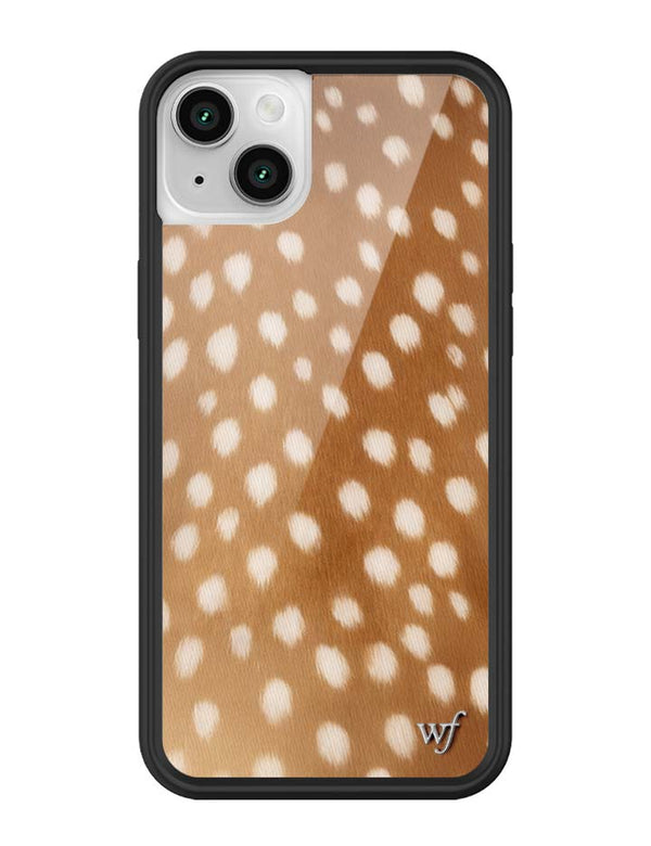 Wildflower iPhone case 14 Fawn Deer Animal Print Cute