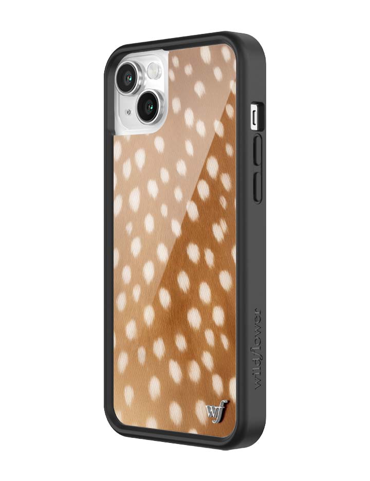 Wildflower iPhone case 14 Fawn Deer Animal Print Cute