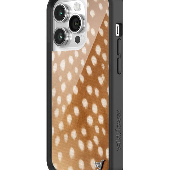 Wildflower iPhone case 14 Pro Fawn Deer Animal Print Cute