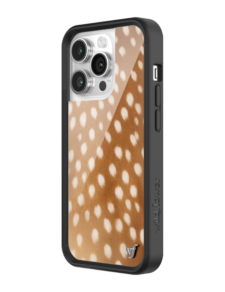 Wildflower iPhone case 14 Pro Fawn Deer Animal Print Cute