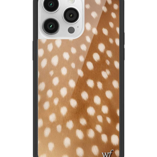 Wildflower iPhone case 14 Pro Max Fawn Deer Animal Print Cute