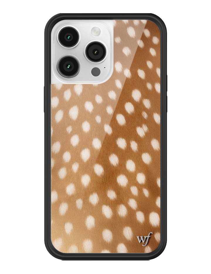 Wildflower iPhone case 14 Pro Max Fawn Deer Animal Print Cute