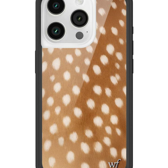 Wildflower iPhone case 15 Pro Fawn Deer Animal Print Cute