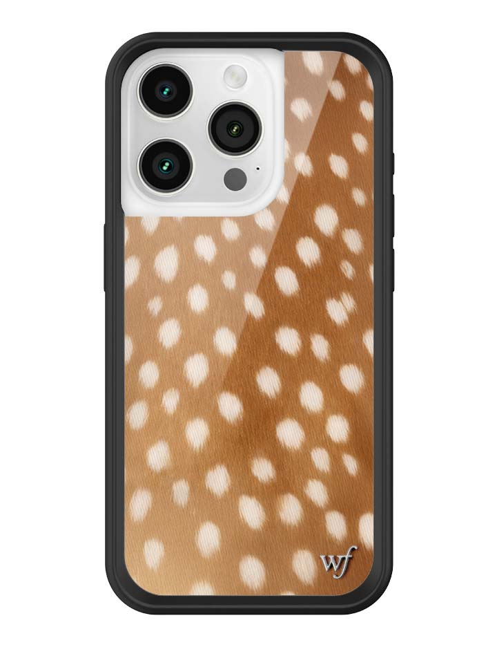 Wildflower iPhone case 15 Pro Fawn Deer Animal Print Cute