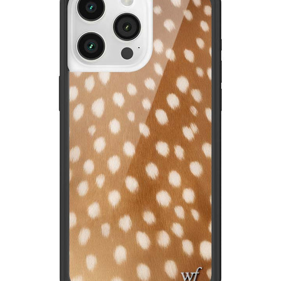 Wildflower iPhone case 15 Pro Max Fawn Deer Animal Print Cute