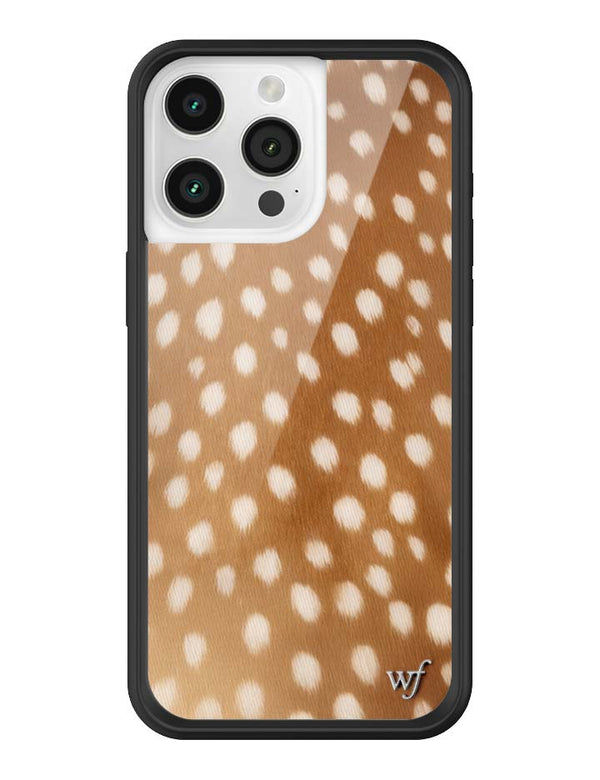 Wildflower iPhone case 15 Pro Max Fawn Deer Animal Print Cute