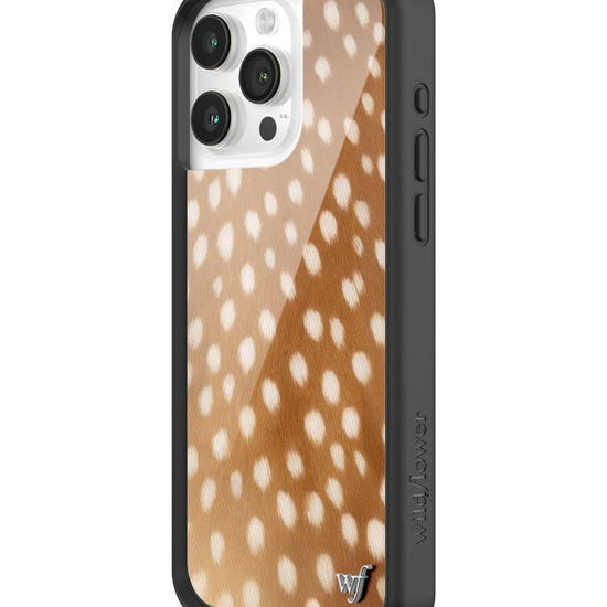 Wildflower iPhone case 15 Pro Max Fawn Deer Animal Print Cute