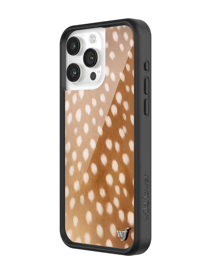 Wildflower iPhone case 15 Pro Max Fawn Deer Animal Print Cute