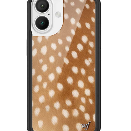 Wildflower iPhone case 16 Fawn Deer Animal Print Cute