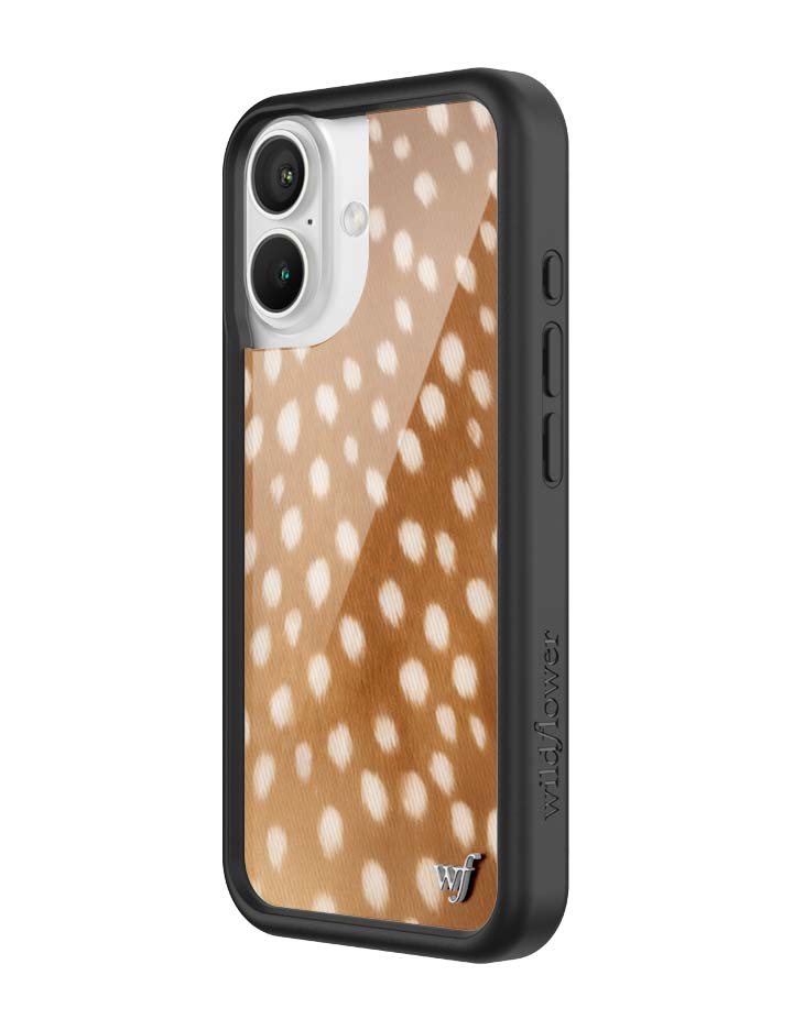 Wildflower iPhone case 16 Fawn Deer Animal Print Cute