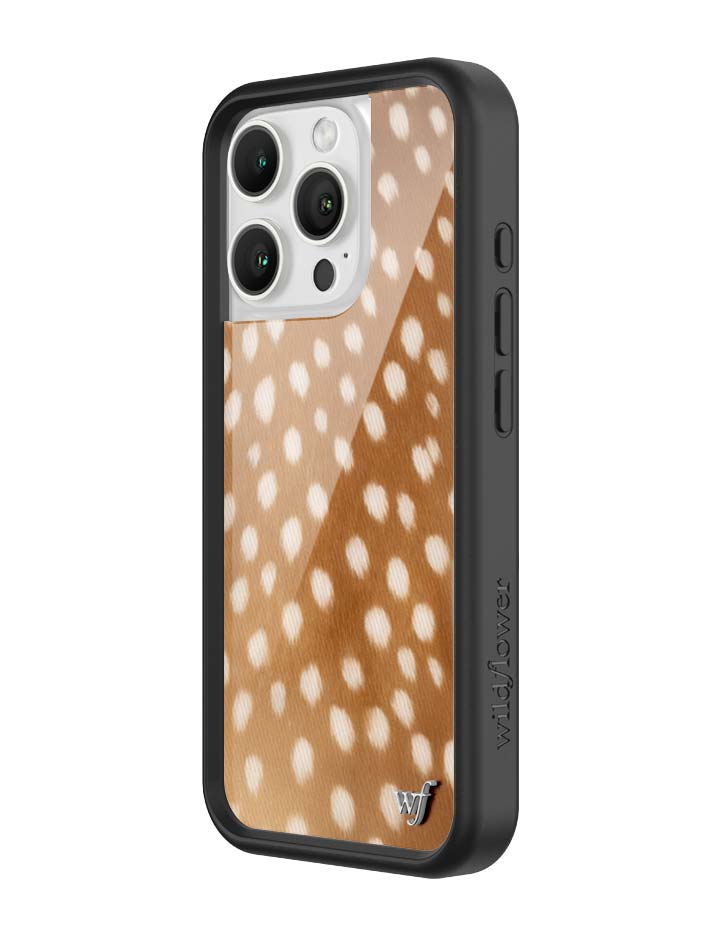 Wildflower iPhone case 16 Pro Fawn Deer Animal Print Cute