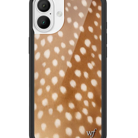 Wildflower iPhone case 16 Plus Fawn Deer Animal Print Cute