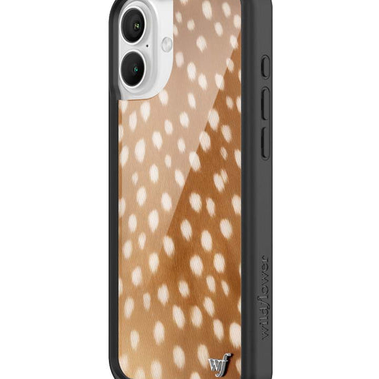 Wildflower iPhone case 16 Plus Fawn Deer Animal Print Cute
