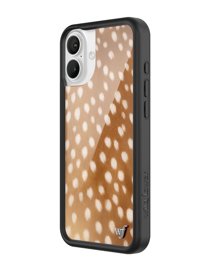 Wildflower iPhone case 16 Plus Fawn Deer Animal Print Cute