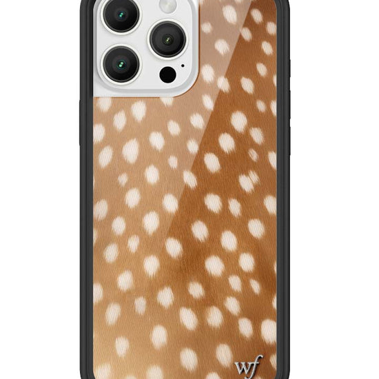 Wildflower iPhone case 16 Pro Max Fawn Deer Animal Print Cute
