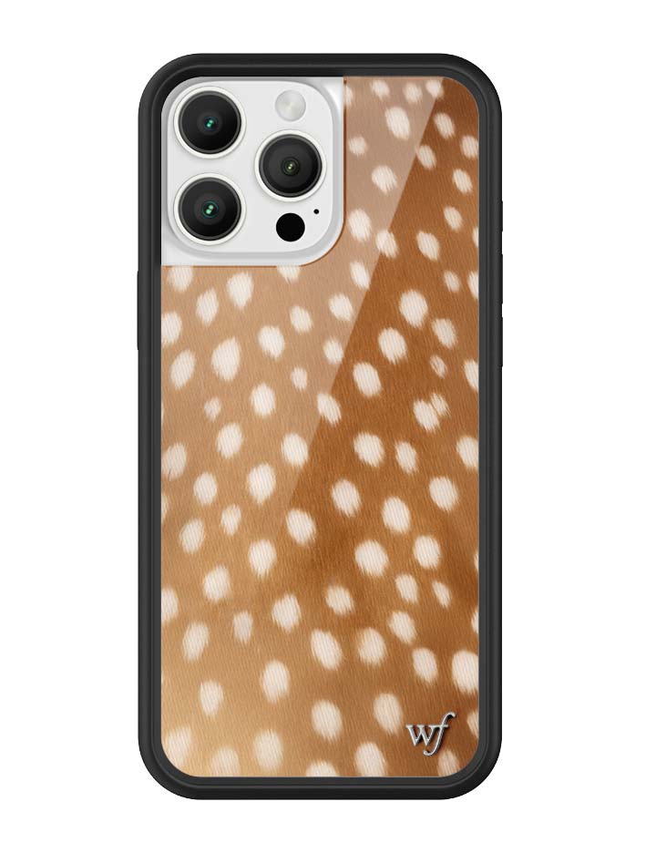 Wildflower iPhone case 16 Pro Max Fawn Deer Animal Print Cute