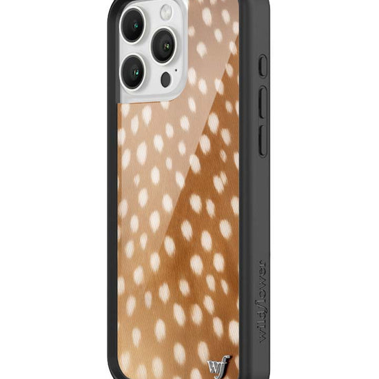 Wildflower iPhone case 16 Pro Max Fawn Deer Animal Print Cute