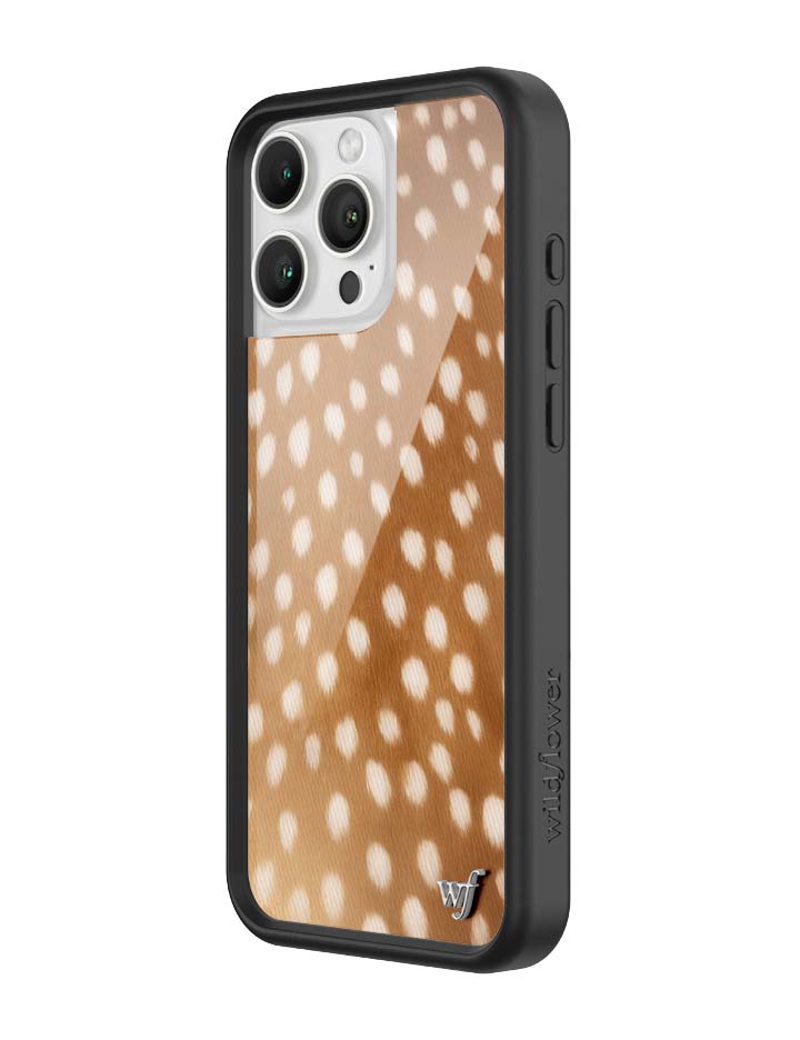 Wildflower iPhone case 16 Pro Max Fawn Deer Animal Print Cute