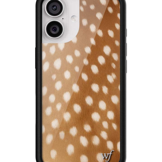 Wildflower iPhone case 17 Fawn Deer Animal Print Cute
