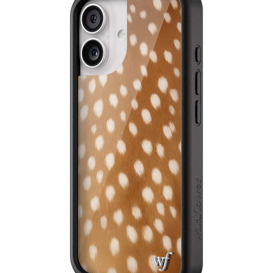 Wildflower iPhone case 17 Fawn Deer Animal Print Cute