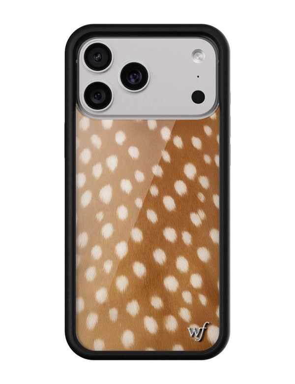 Wildflower iPhone case 17 Pro Max Fawn Deer Animal Print Cute