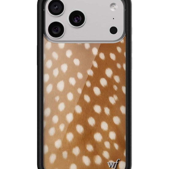 Wildflower iPhone case 18 Pro Max Fawn Deer Animal Print Cute