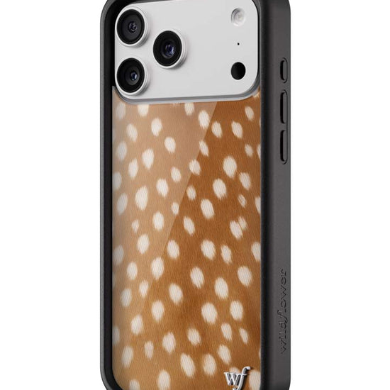 Wildflower iPhone case 18 Pro Max Fawn Deer Animal Print Cute