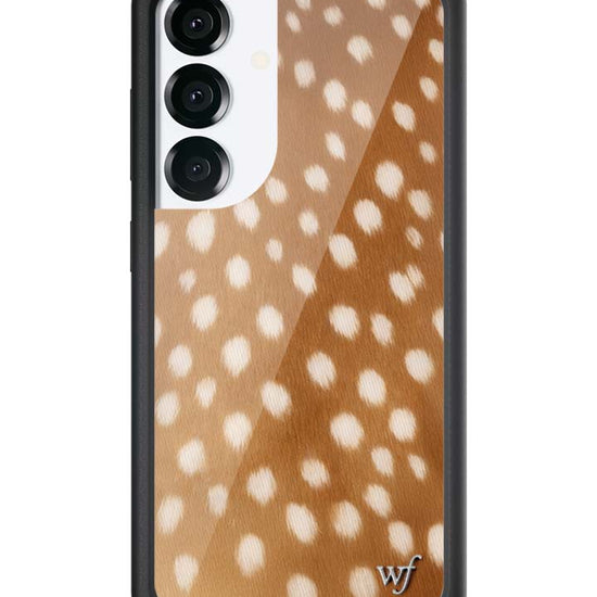 Wildflower Galaxy S25 case Fawn Deer Animal Print Cute