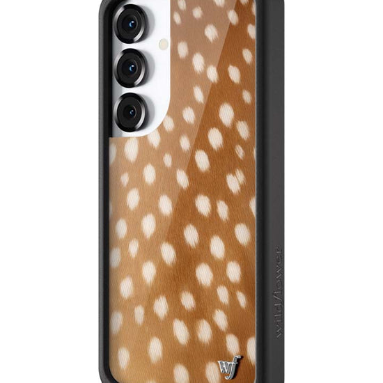 Wildflower Galaxy S25 case Fawn Deer Animal Print Cute