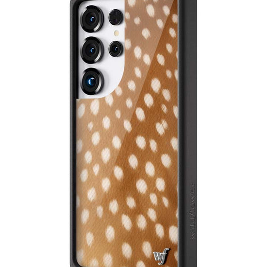 Wildflower Galaxy S25 case Ultra Fawn Deer Animal Print Cute