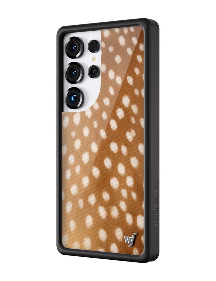 Wildflower Galaxy S25 case Ultra Fawn Deer Animal Print Cute