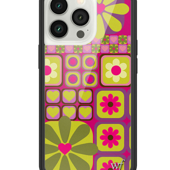 wildflower flower funk iphone 13 pro case