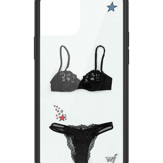 Wildflower iPhone case 12/12 Pro Gabbriette Collab Black Cute