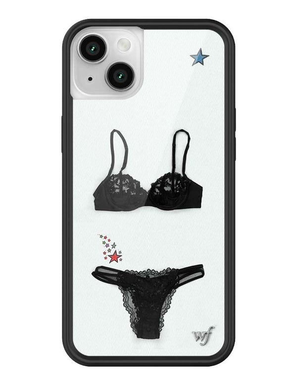Wildflower iPhone case 14 Plus Gabbriette Collab Black Cute