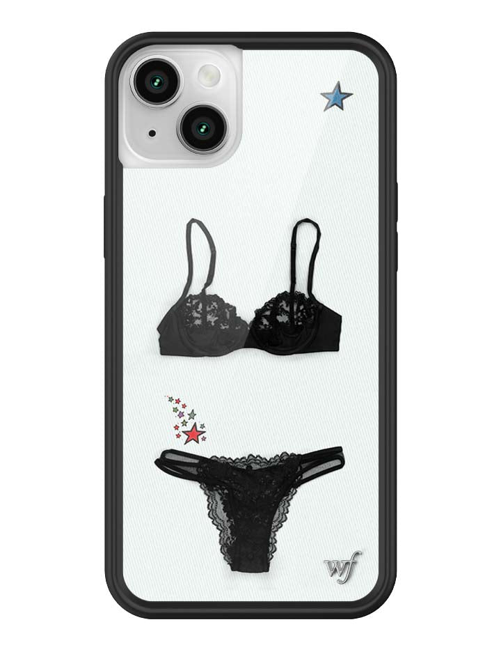Wildflower iPhone case 14 Plus Gabbriette Collab Black Cute
