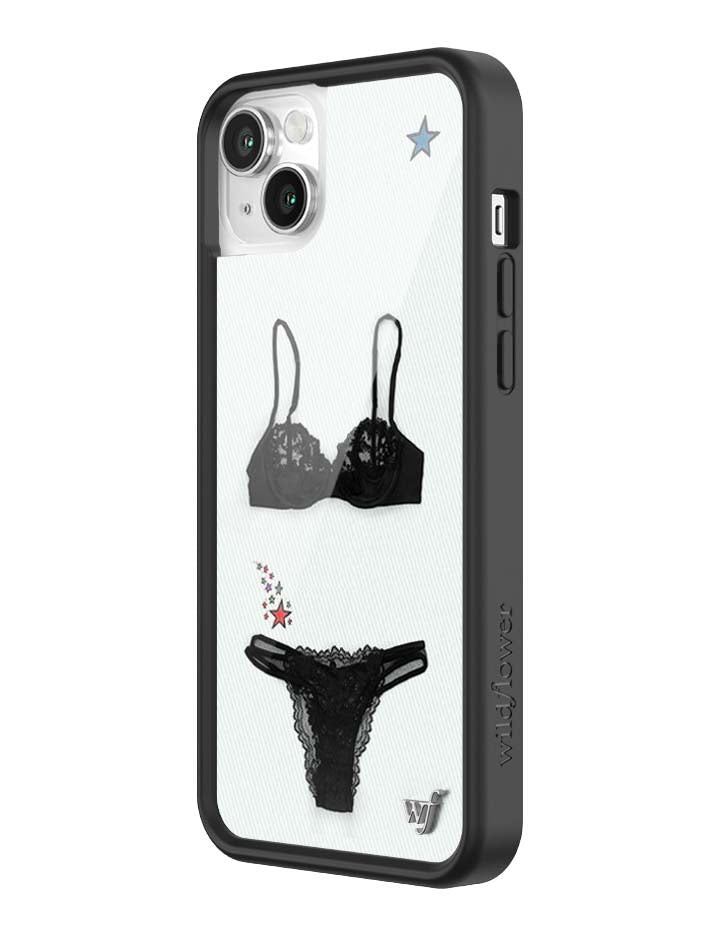 Wildflower iPhone case 14 Plus Gabbriette Collab Black Cute