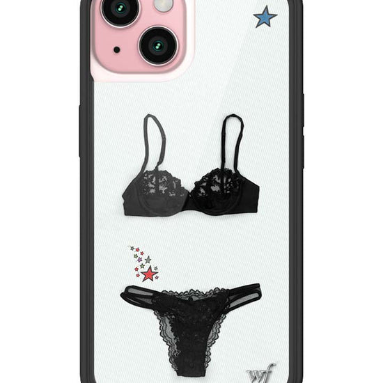 Wildflower iPhone case 15 Gabbriette Collab Black Cute