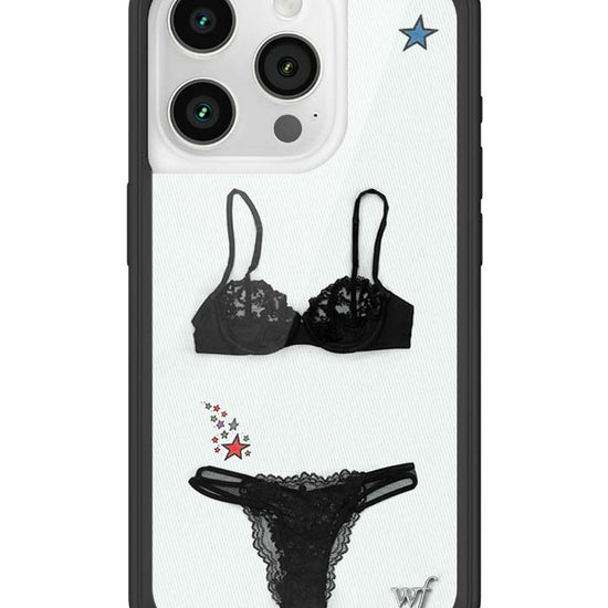 Wildflower iPhone case 15 Pro Gabbriette Collab Black Cute