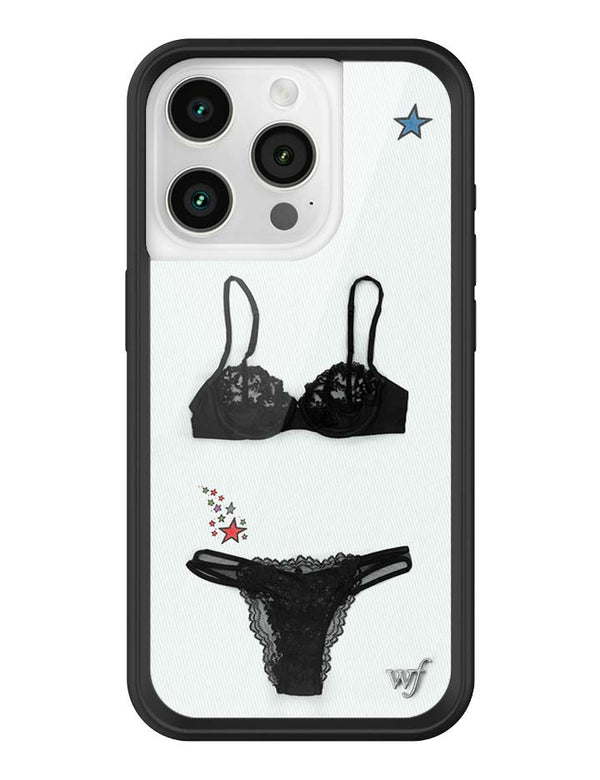Wildflower iPhone case 15 Pro Gabbriette Collab Black Cute