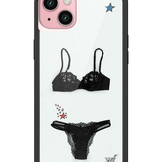 Wildflower iPhone case 15 Plus Gabbriette Collab Black Cute