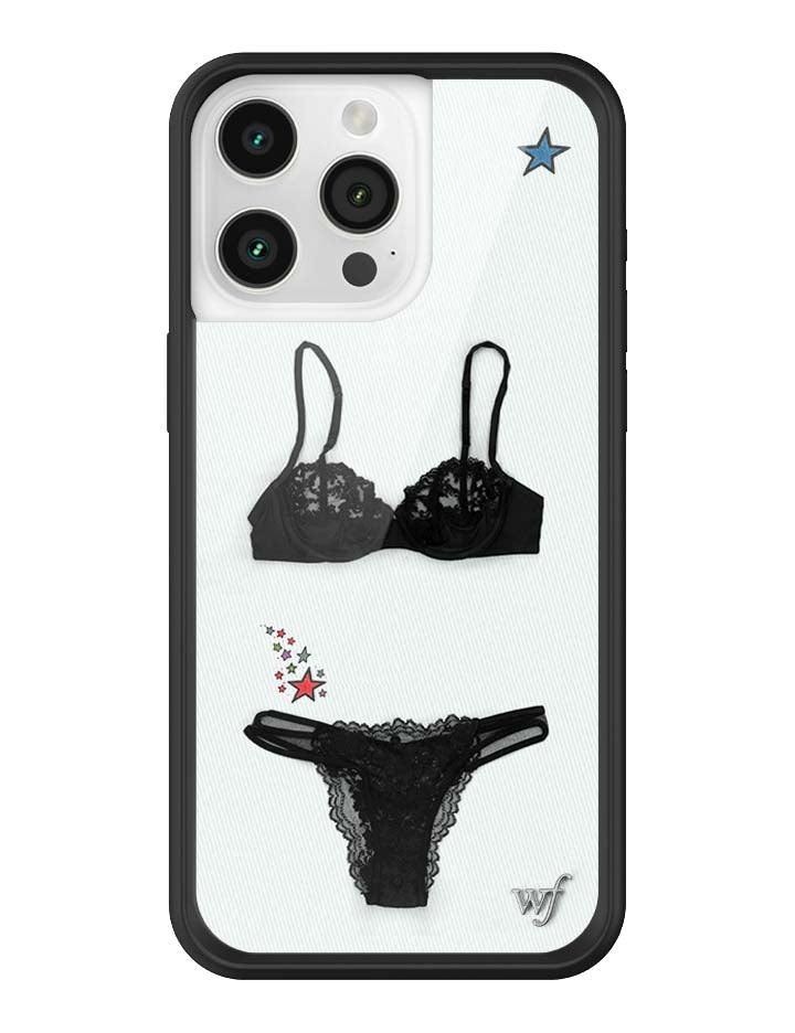Wildflower iPhone case 15 Pro Max Gabbriette Collab Black Cute