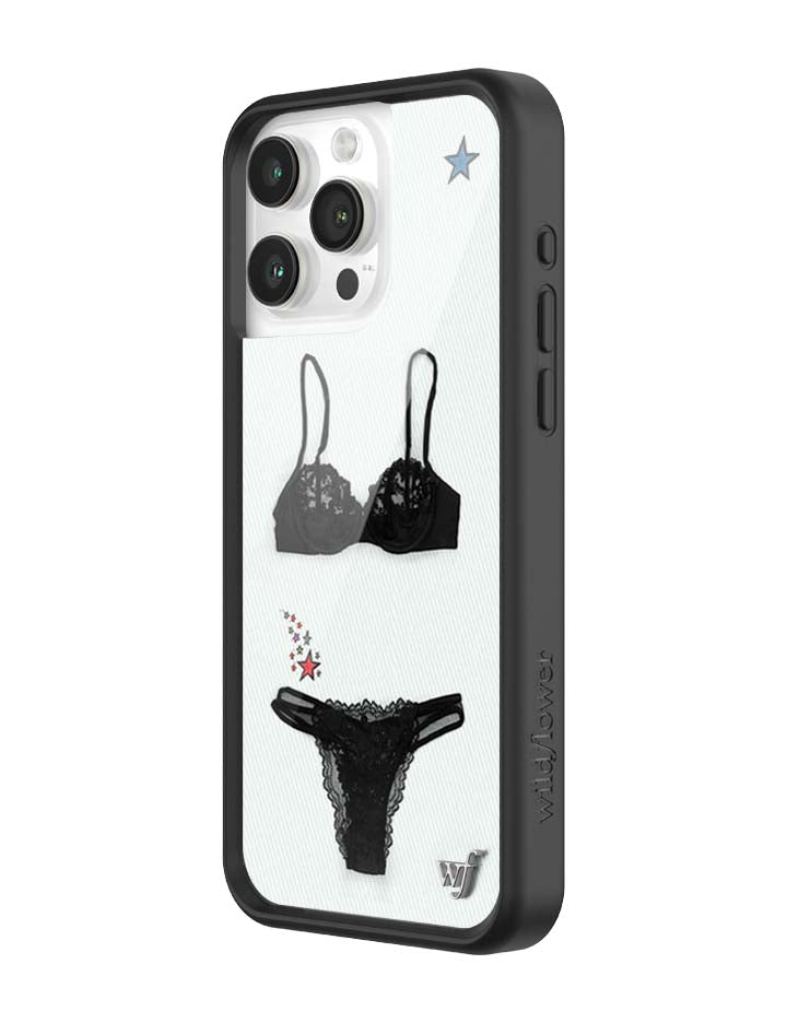 Wildflower iPhone case 15 Pro Max Gabbriette Collab Black Cute