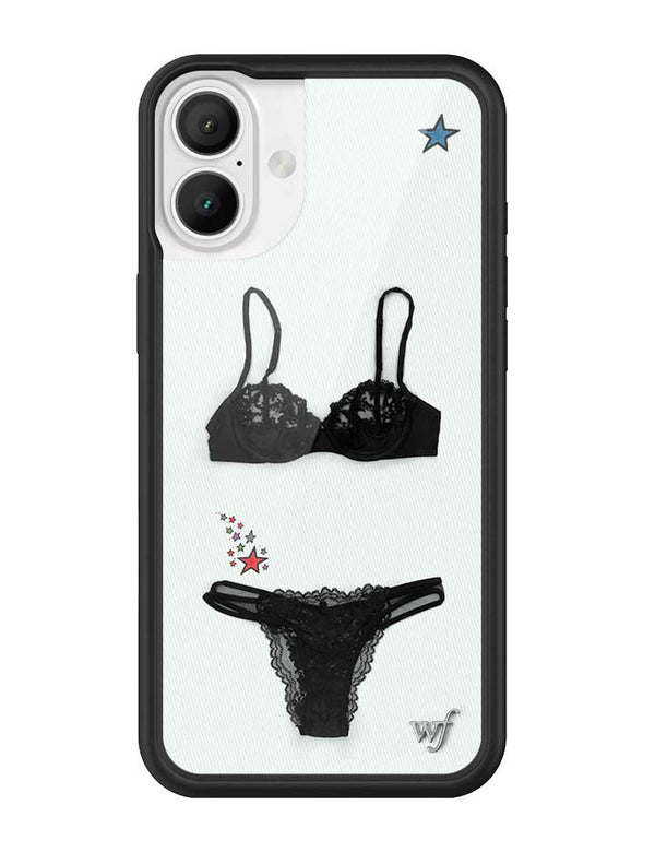 Wildflower iPhone case 16 Plus Gabbriette Collab Black Cute
