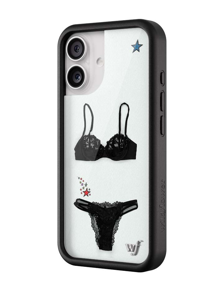 Wildflower iPhone case 17 Gabbriette Collab Black Cute