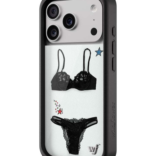 Wildflower iPhone case 17 Pro Gabbriette Collab Black Cute