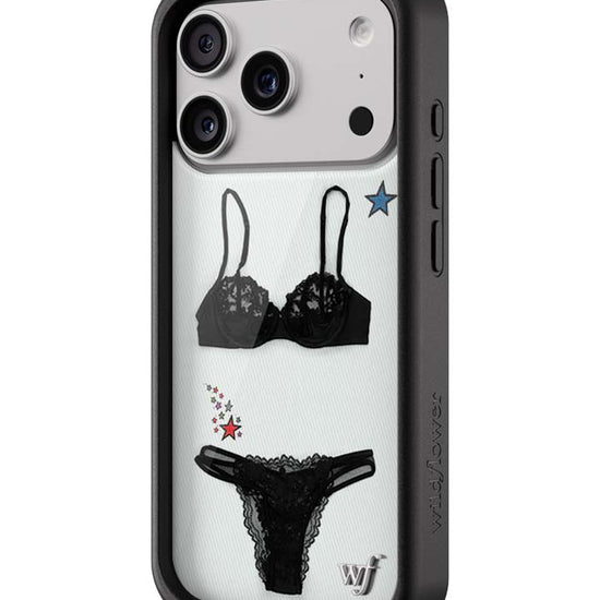 Wildflower iPhone case 18 Pro Gabbriette Collab Black Cute
